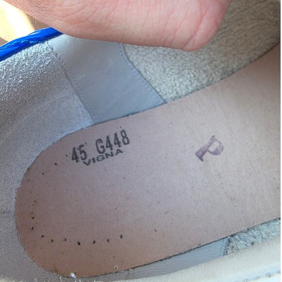 Golden Goose Super-Star "White Patent Leather Blue" - Picture 11 of 11